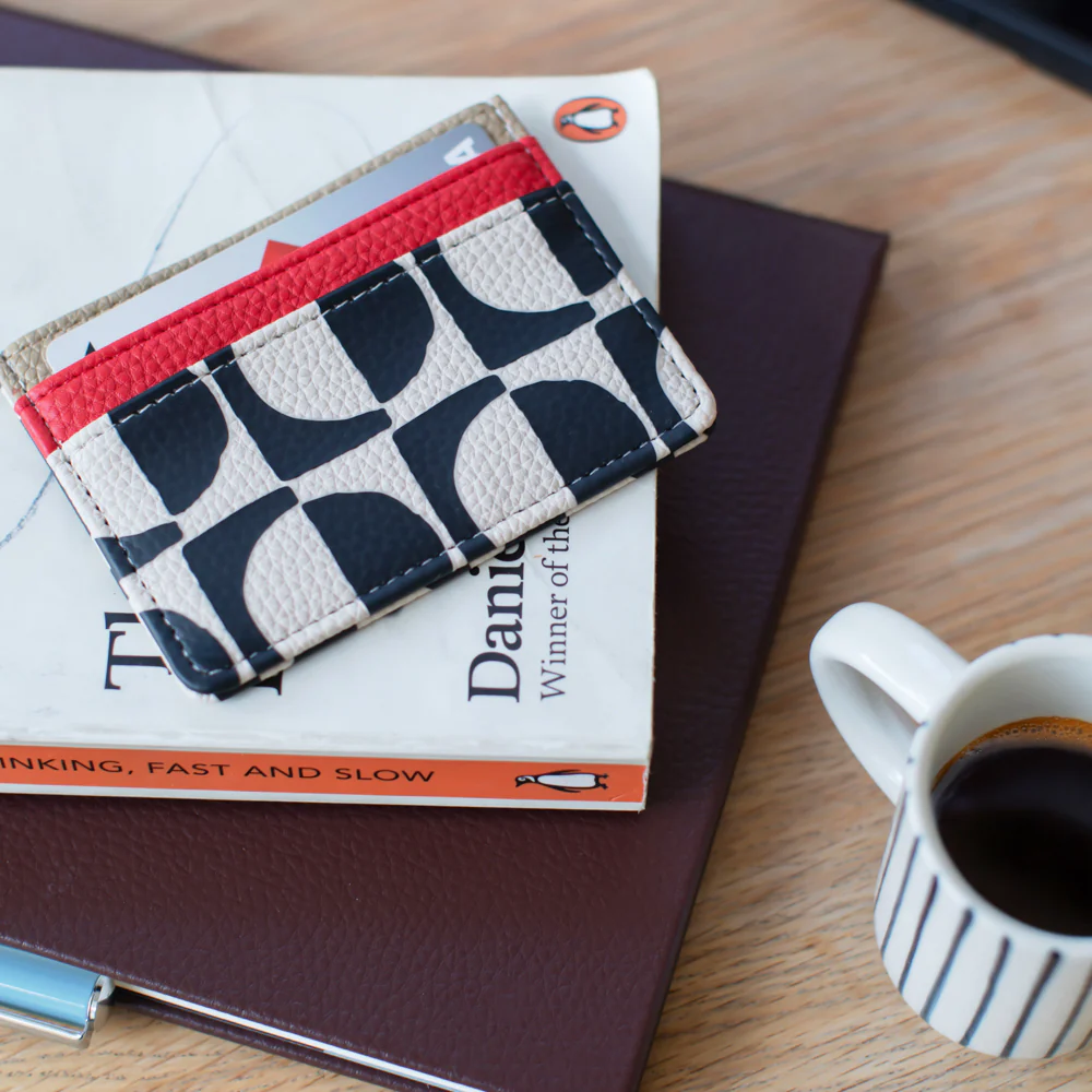 Mono Geo Circles Card Holder Wallet - Image 2