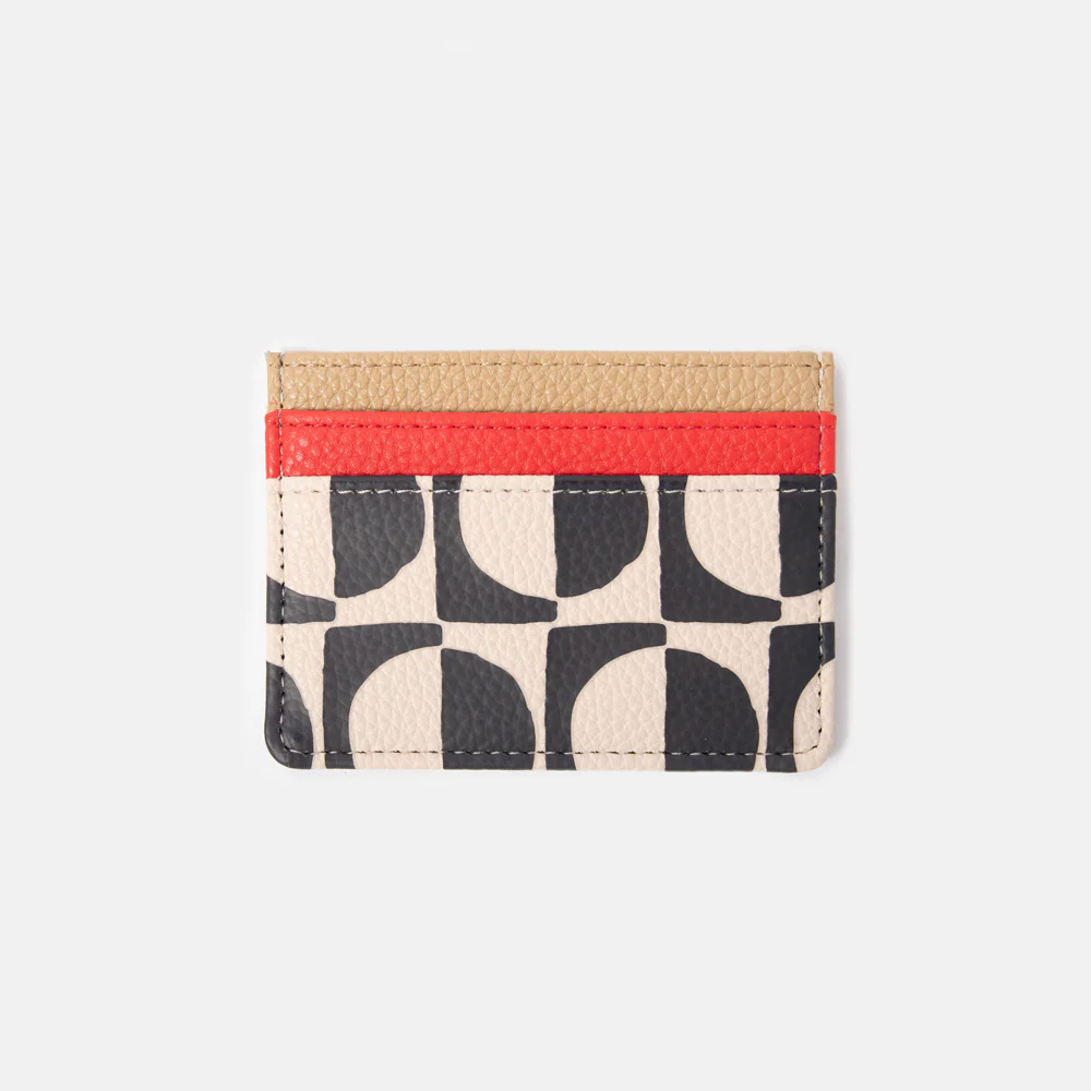 Mono Geo Circles Card Holder Wallet - Image 3