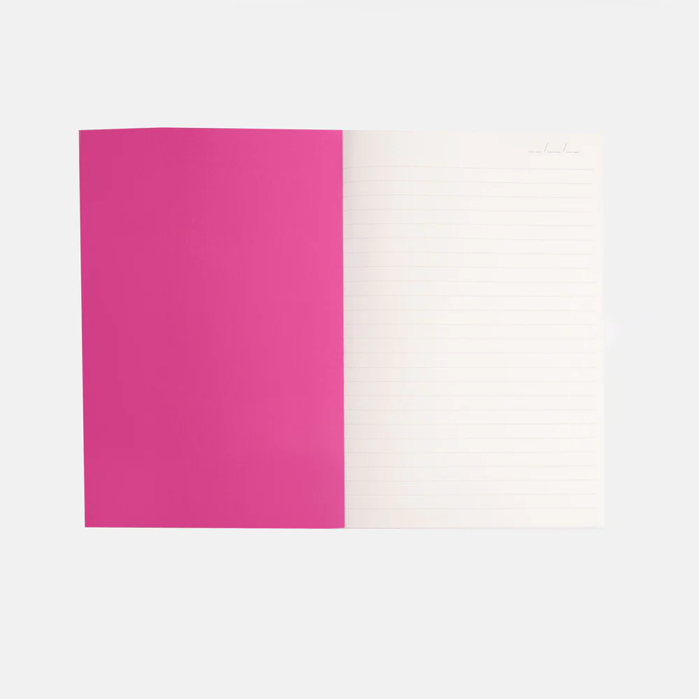 Mono Looped Hearts A5 Softback Notebook - Image 2