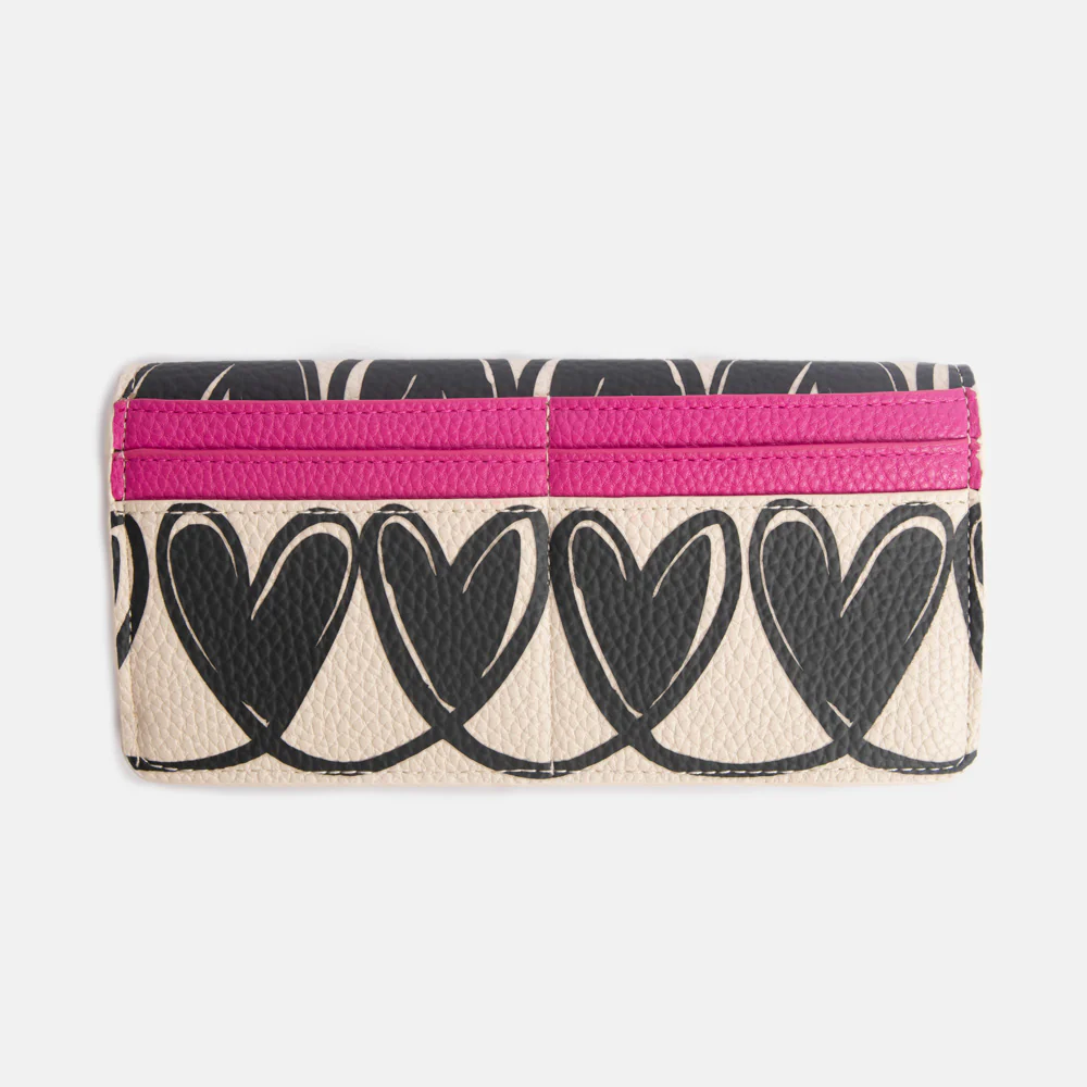 Mono Looped Hearts Envelope Purse - Image 2