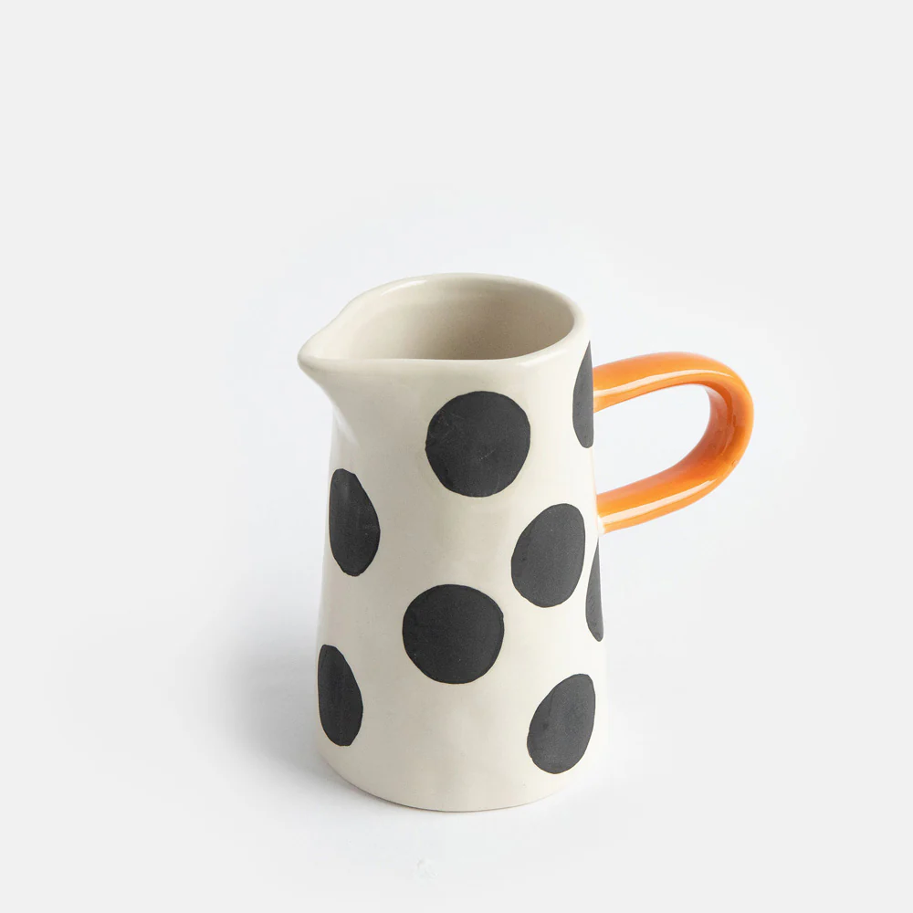 Mono Spots Stoneware Jug - Image 3