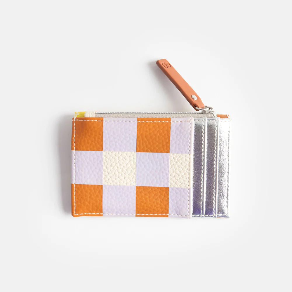 Multi Check Card Holder Coin Purse - Image 2