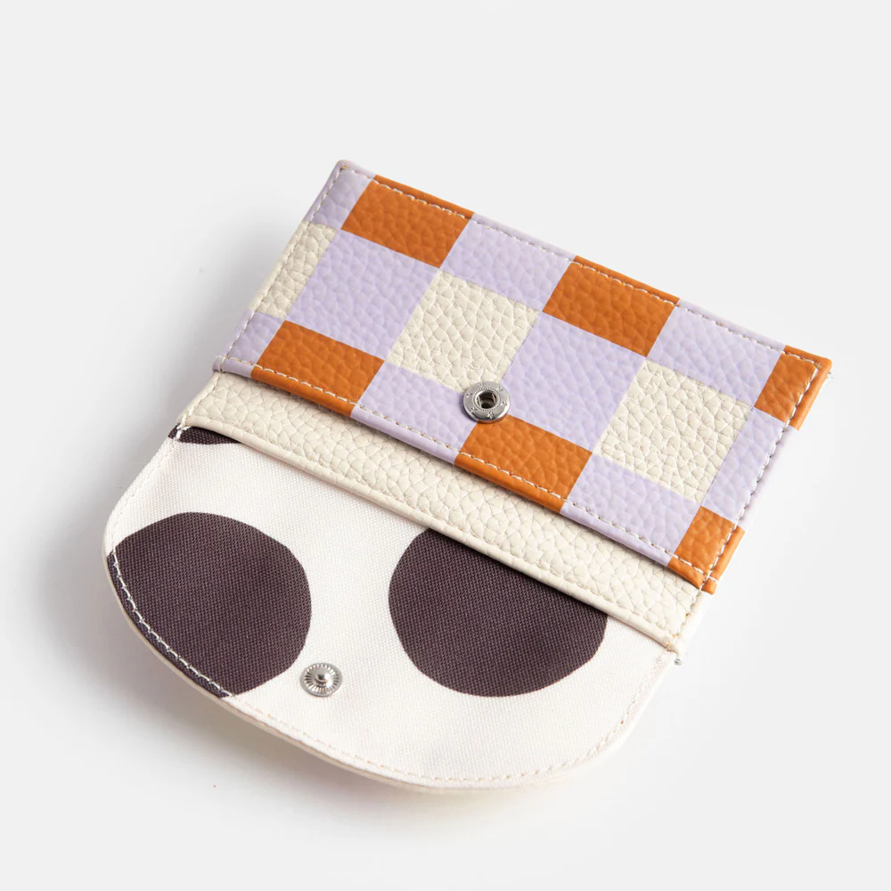 Multi Check Card Holder Coin Purse - Image 4