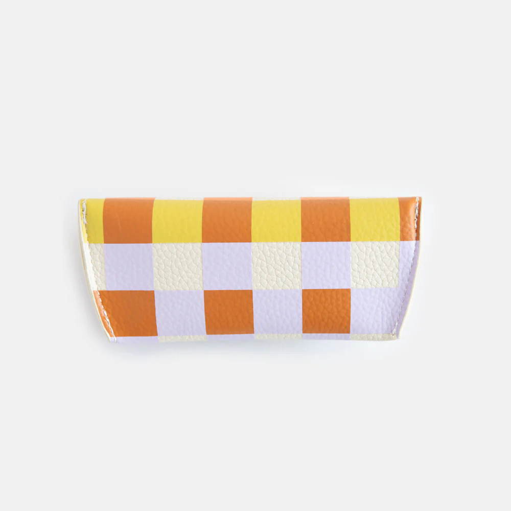 Multi Check Flap Glasses Case - Image 3