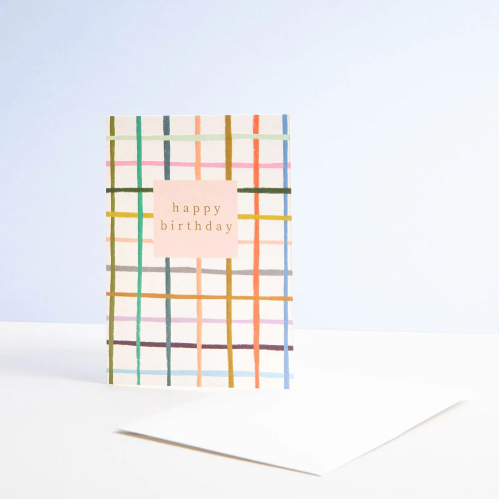 Multi Check Happy Birthday Card - Image 2