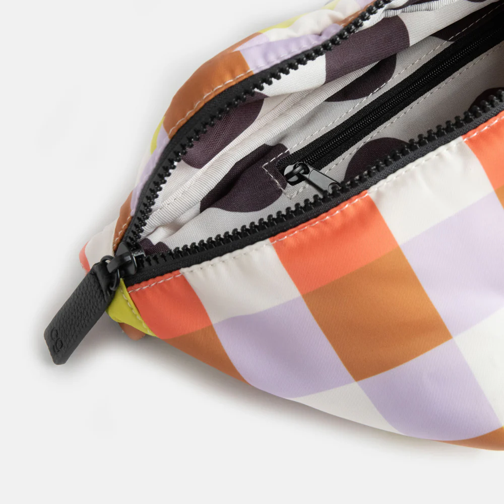 Multi Check Padded Crossbody Bag - Image 3