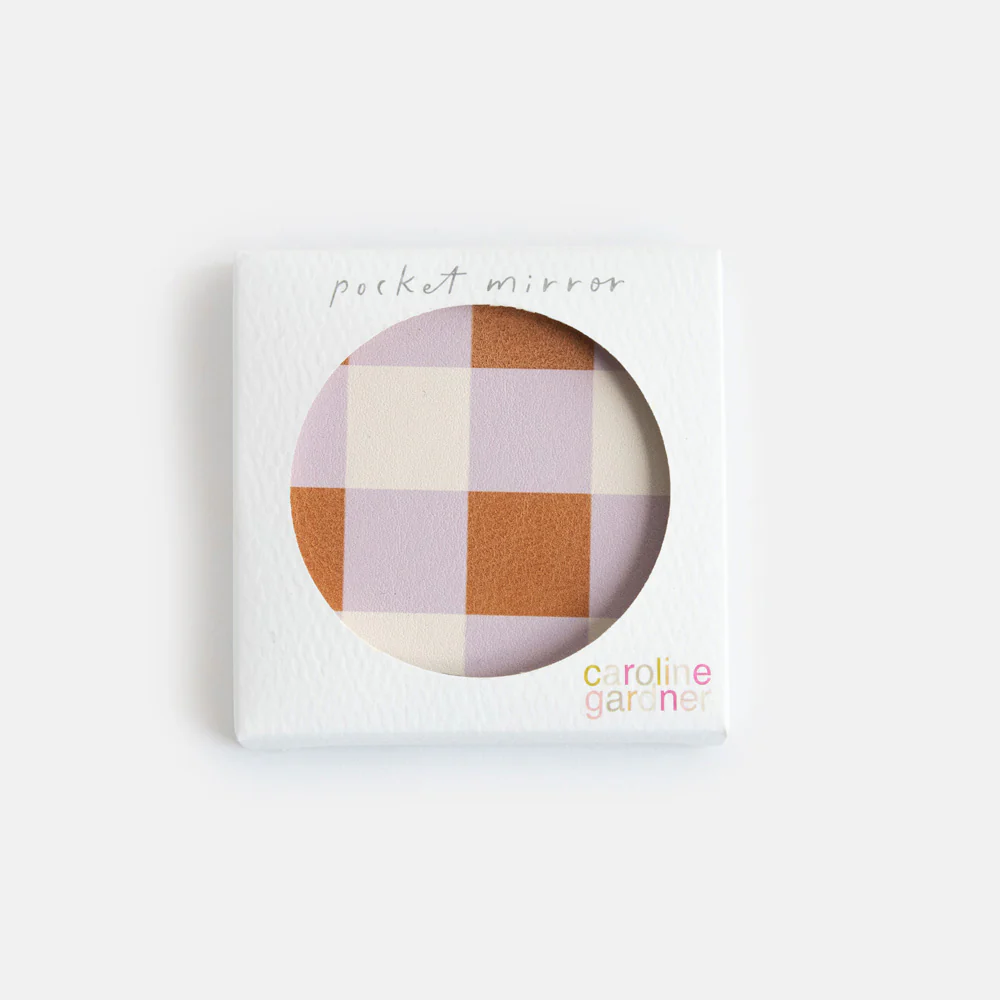 Multi Check Square Pocket Mirror - Image 4