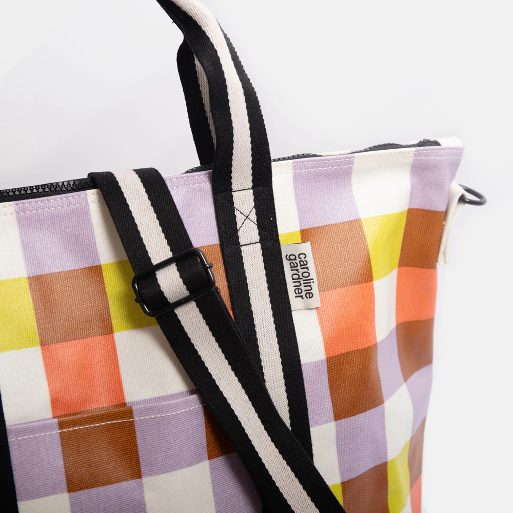 Multi Check Weekend Bag - Image 2