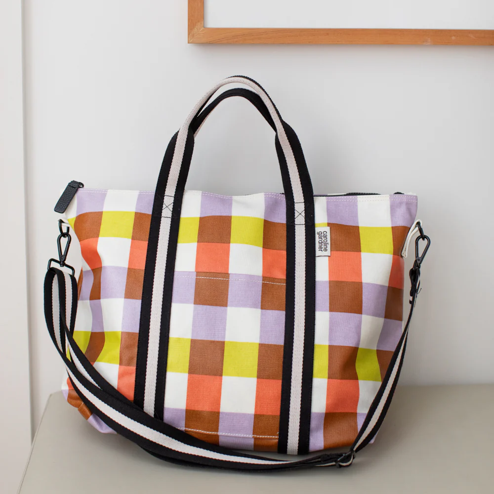 Multi Check Weekend Bag - Image 4