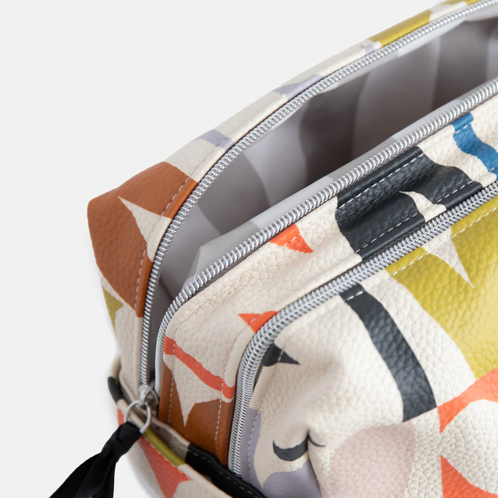 Multi Checkmate Hearts Large Travel Wash Bag - Image 3