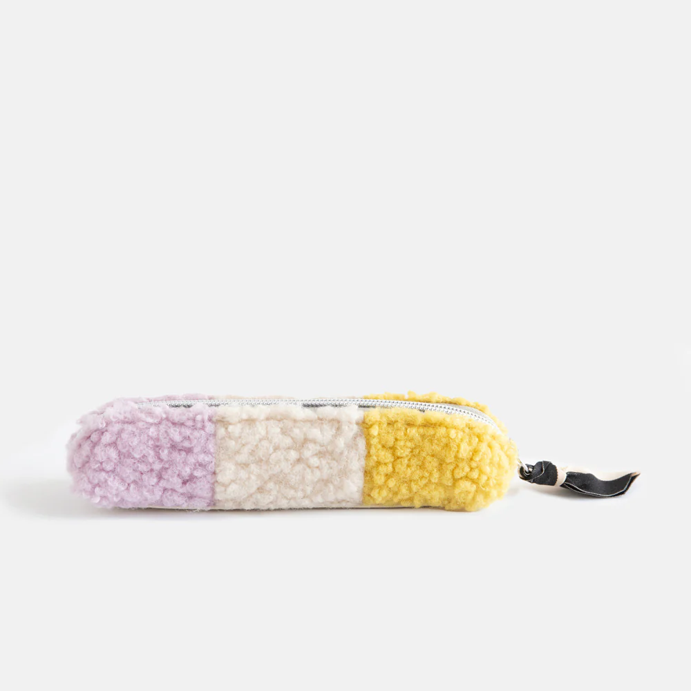 Multi Stripe Borg Pencil Case - Image 4