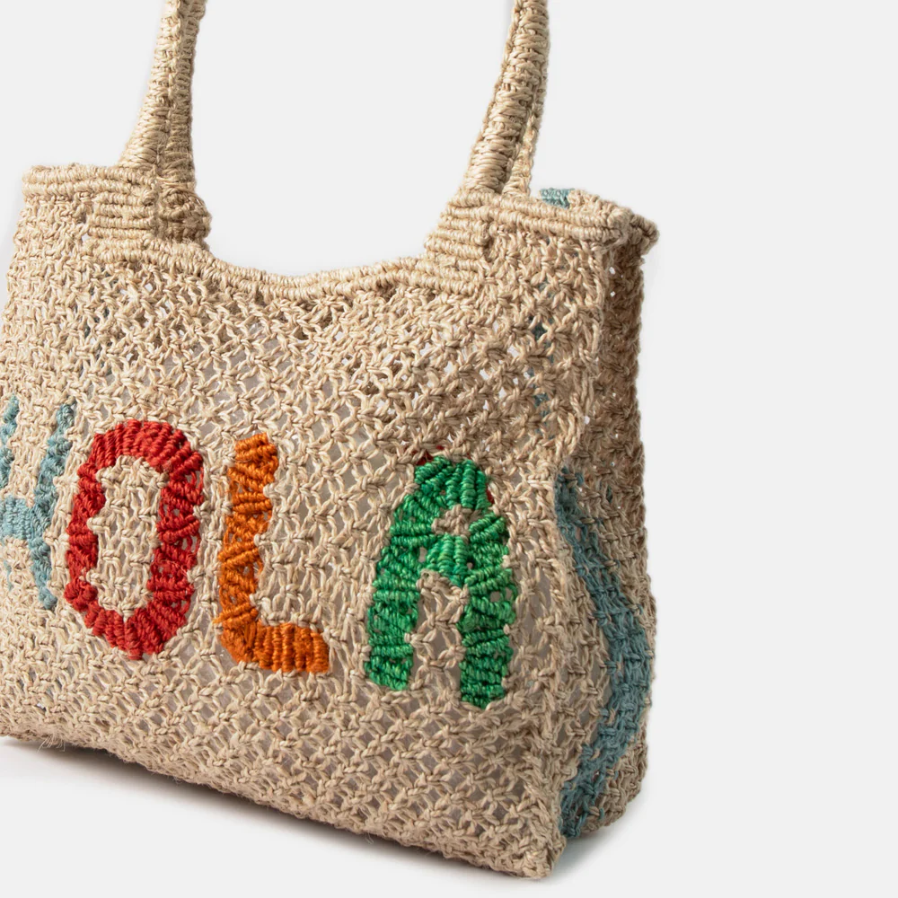 Natural Hola Jute Shopper Bag - Image 2