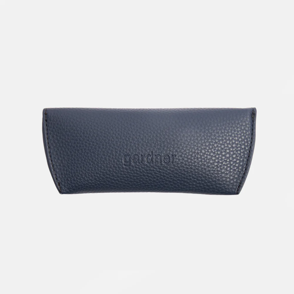 Navy Flap Glasses Case - Image 3