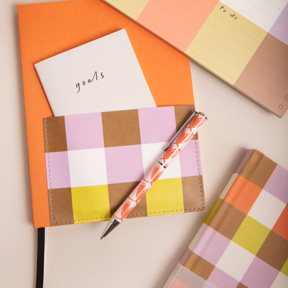 Orange/Multi Check Journal Set - Image 8