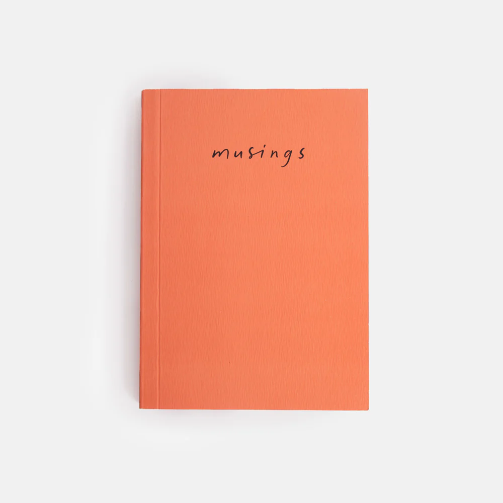 Orange 'Musings' A6 Softback Notebook - Image 3