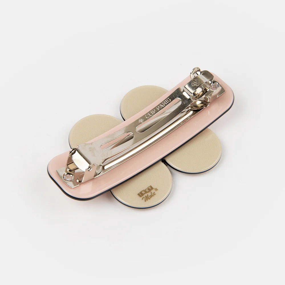 Pink/Cream Florence Hair Clip - Image 2
