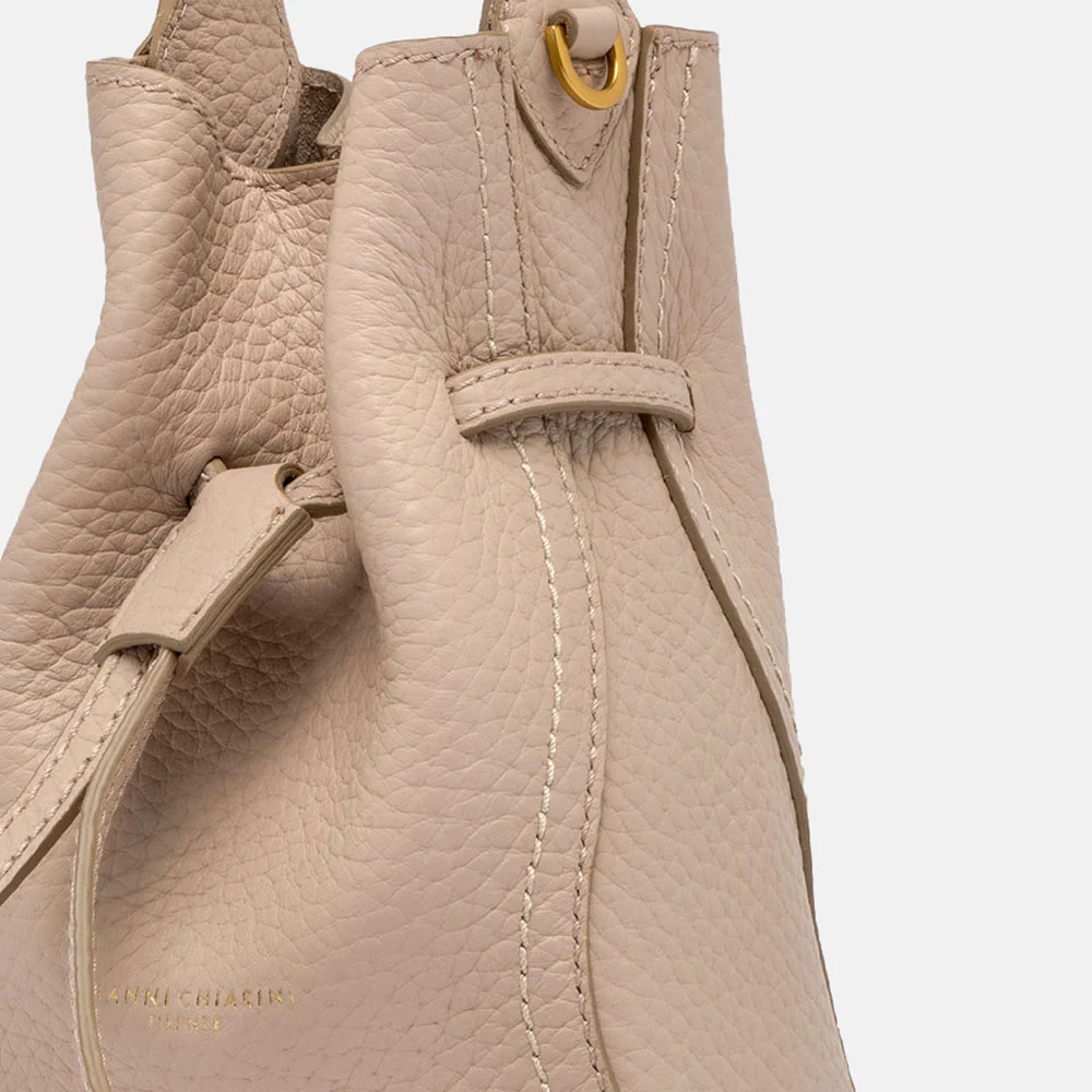 Pink Salt Leather Sienna Small Bucket Bag - Image 3