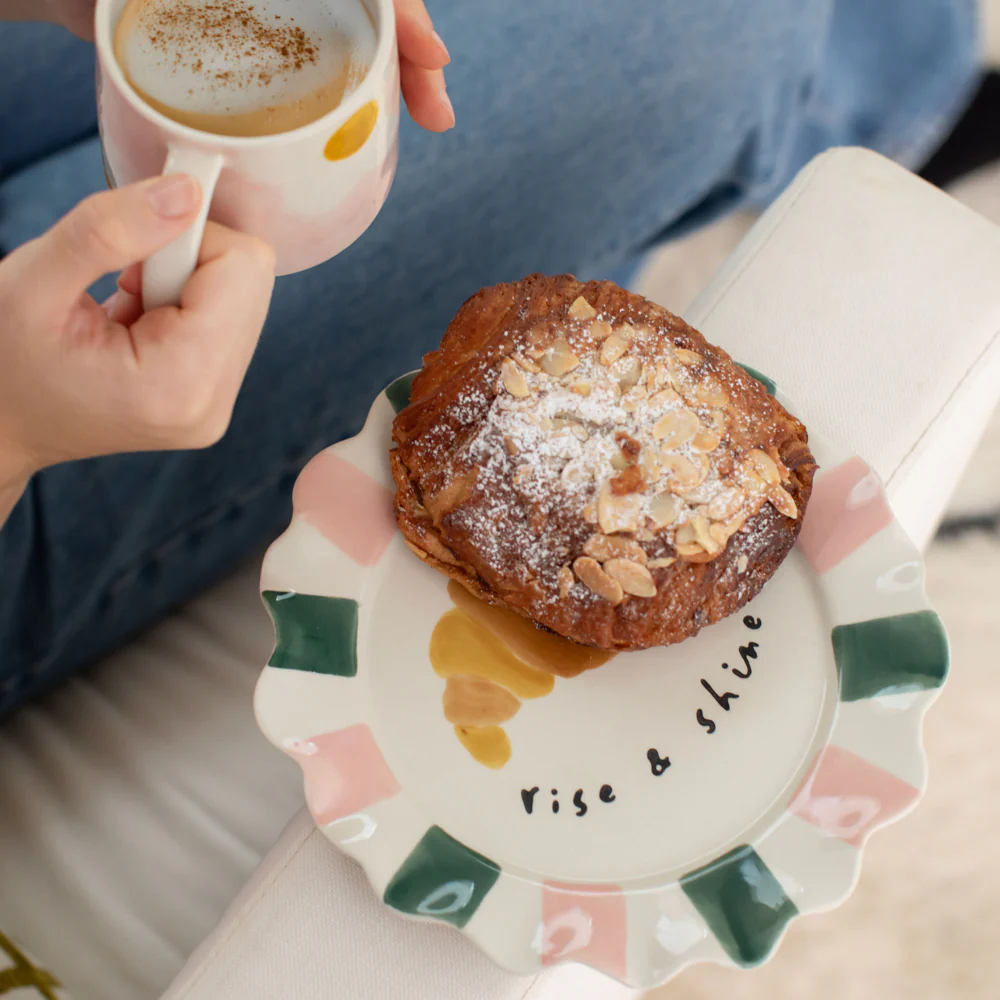 Rise & Shine Croissant Ceramic Plate - Image 3