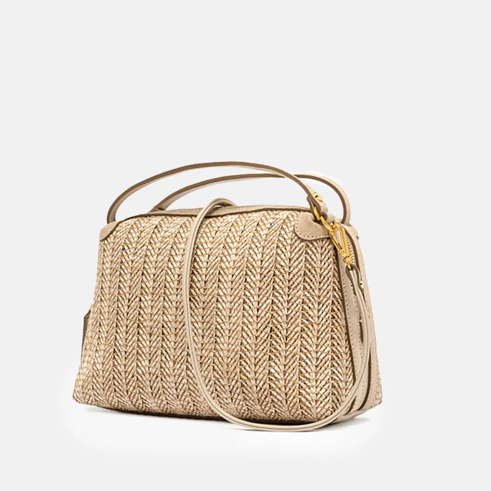 Sand Woven Straw Large Alifa Bag - Image 5