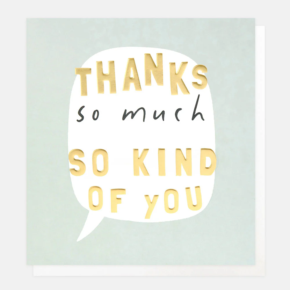 So Kind of You Thank You Card