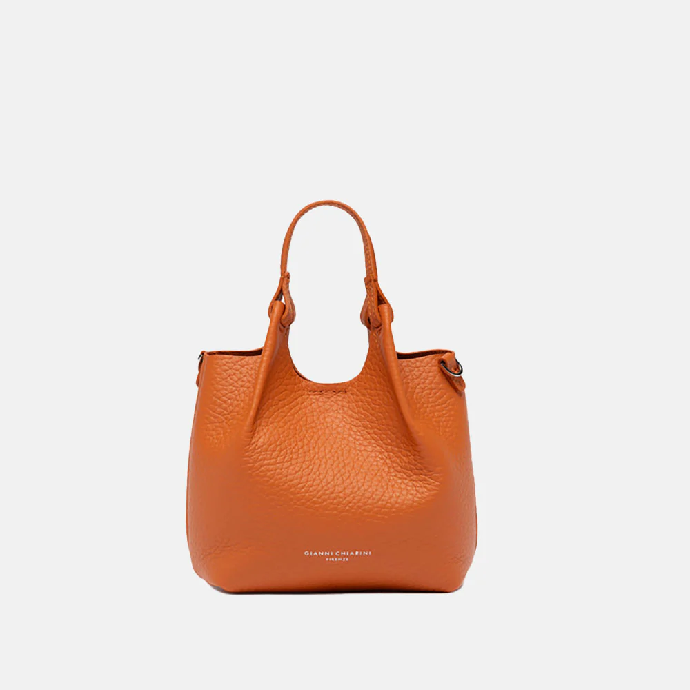Spice Orange Leather Dua Tote Bag - Image 5