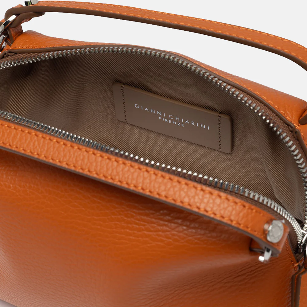 Spice Orange Leather Small Alifa Bag - Image 2