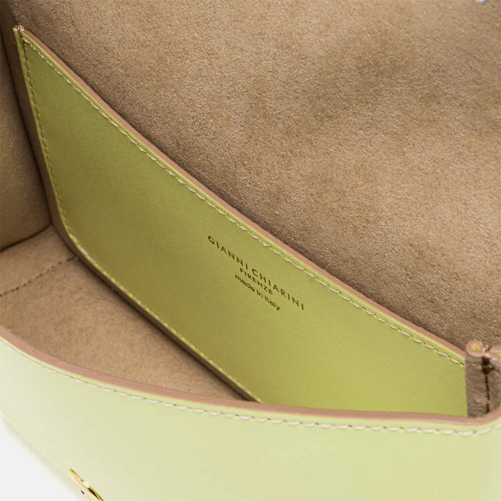 Sunny Yellow Leather Corallo Envelope Bag - Image 4