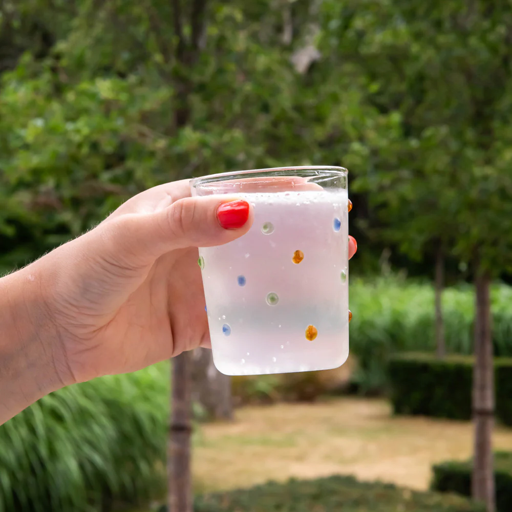 Textured Dotty Drinking Glasses - Image 2