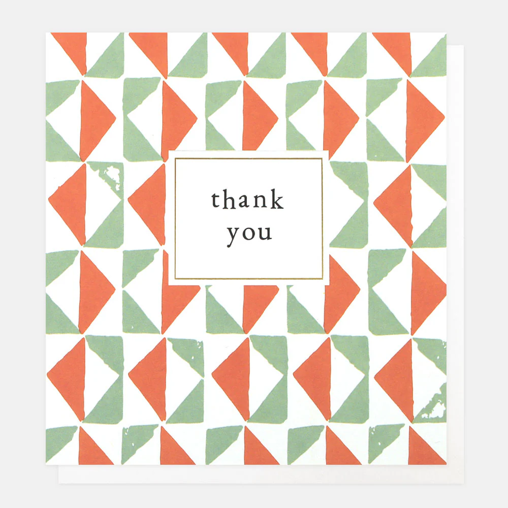 Geometric Thank You Card
