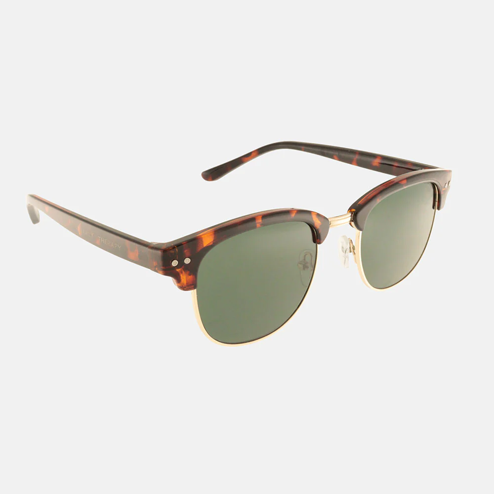 Tortoiseshell Clark Sunglasses - Image 2