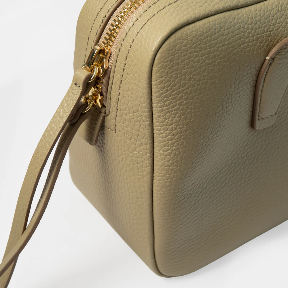 Willow Green Leather Aryna Handbag - Image 3