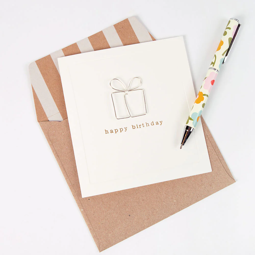 Wire Present Birthday Card - Image 2